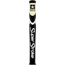 SuperStroke Military Golf Putter Grip Mid Slim 2.0 | Cross-Traction Surface Texture and Oversized Profile | Even Grip Pressure for a More Consistent Stroke | Non-Slip Grip