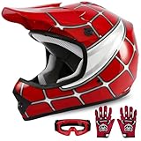 XFMT DOT Youth Kids Dirt Bike Helmet Full Face Motocross...