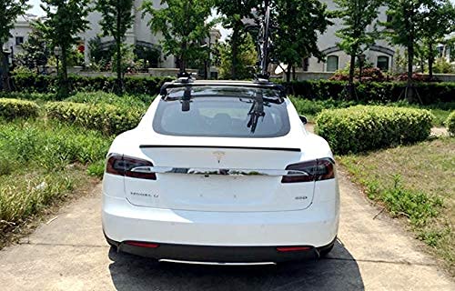 Heckflügel Spoiler Tesla Model S Sedan 60 70 75 85 90 D P85D P90D P100D 2012-2017 Hochglanz-Kohlefaser-Kofferraumspoiler
