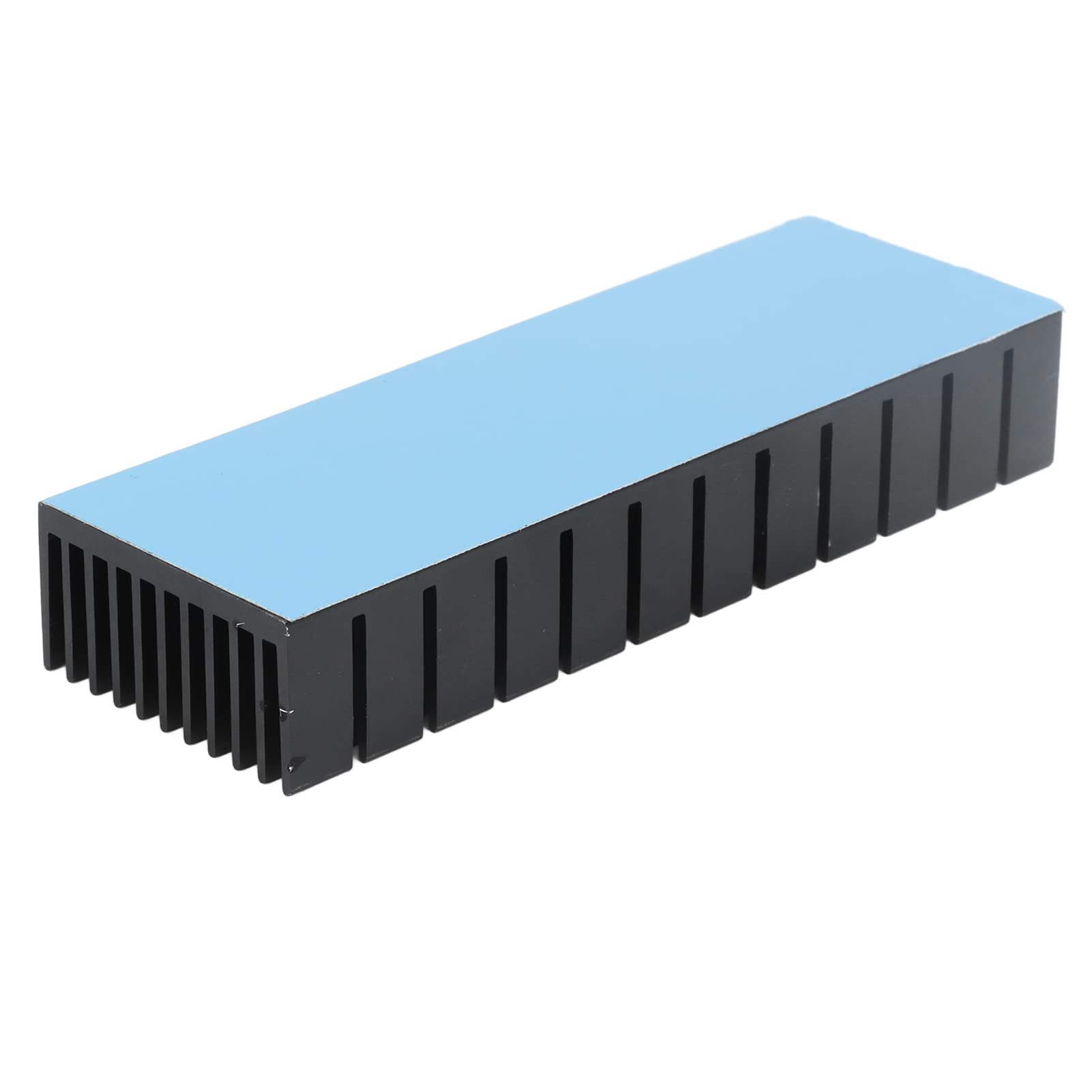 1-10 Pz 22*22mm * 10mm Dissipatore di Calore Aletta di Raffreddamento Del Radiatore Ventola di Raffreddamento In Alluminio Dissipatore di Calore Nero per IC Chip LED CPU percorso computer 22 mm  502