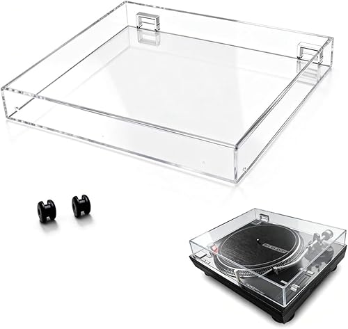 YJNBEST �N���A�A�N�����_�X�g�J�o�[ Reloop RP-7000 MK2 & RP-8000 MK2�^�[���e�[�u���p ? �����t�B�b�g DJ���R�[�h�v���[���[�v���e�N�^�[