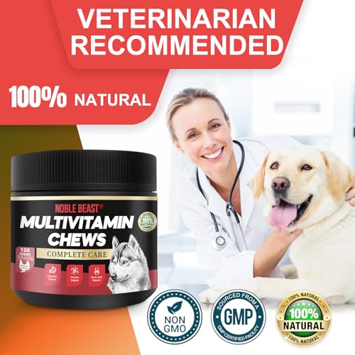 Noble-Beast-Dog-Multivitamin-Supplements-Soft-Chews-with-Probiotics-Glucosamine-Chondroitin-Joint-Support-Digestive-Enzymes-Immune-Support-Vitamins-for-Skin-Coat-Chicken-Flavor-120-Count