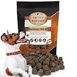 BRUTUS & BARNABY Training Treats for Dogs - Peanut Butter & Apple - All-Natural Healthy Low Calorie Vegan Treat - Great to Use for Rewards in Training Your Puppy Or Dog