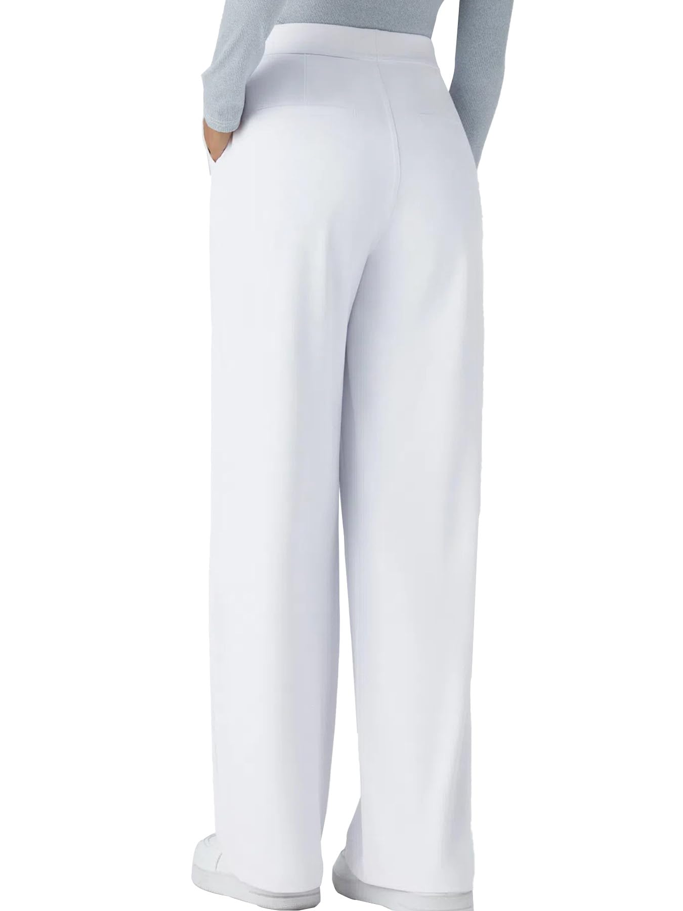 High Waisted Work Pants for Women Business Casual Outfits Office Dress Pants Trousers with Pockets