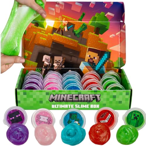 Image of Horizon Group USA Scented Slime Favors, 25 Pack, Minecraft