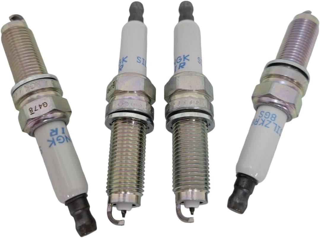 Genuine OEM 18875-08085/1887508085 Spark Plug 4 pcs Set, Compatible With Hyundai Sonata 2020-2021 Kia K5 2021 1.6L L4