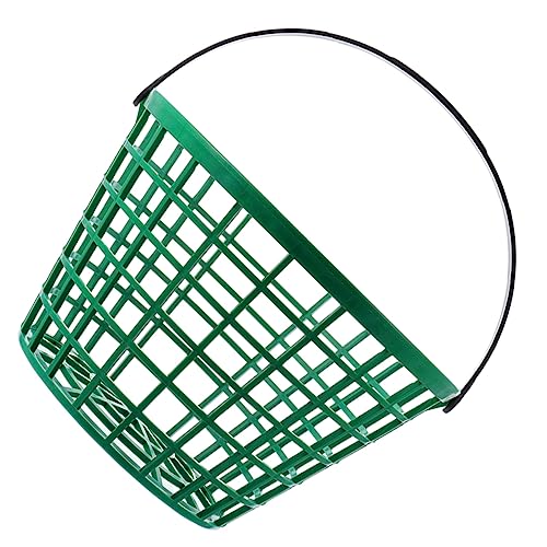 JUMPLAWN Plastik Korb Für Golfbälle Mit Griff Tragbarer Aufbewahrungsbehälter Aus Kunststoff Für Driving Ranges Und Outdoor Sport