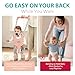 Baby Walking Harness-Handheld Assistant Belt- Toddler Infant Walking Aid for Trainer & Support 7-24 Month Old (All Seasonr-Pink-1819)