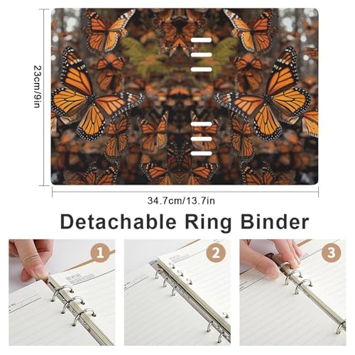Cuaderno A5 recargable de 6 anillas con cubierta duradera 2