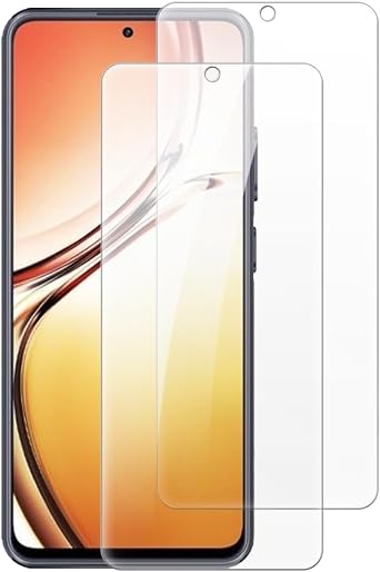 [2 Pack Tempered Glass Screen Protector Compatible with Hotwav Note 12 EF 6.8 Inch, HD Clear Anti-Scratch Bubble-Free Case Friendly