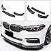 Produktbild ZQTG G30 G31 G38 CF Frontlippe, passend Geeignet Für BMW 5er G30 G31 G38 520i 530i 540i M-Sport 2017-2019 Kohlefaser Frontkinnspoiler Werksauslass Unterlippe Stoßstangenabdeckungsschutz