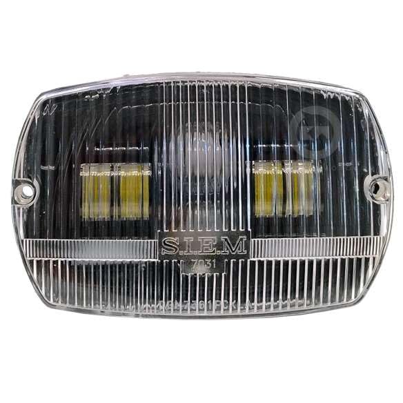 FARO FANALE FULL LED COMPATIBILE CON PIAGGIO VESPA 50 SPECIAL ANTERIORE OMOLOGATO VETRO 7031