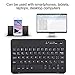 T opiky Teclado inalámbrico árabe, Teclado inalámbrico Bluetooth Universal para Android/para iOS/para...