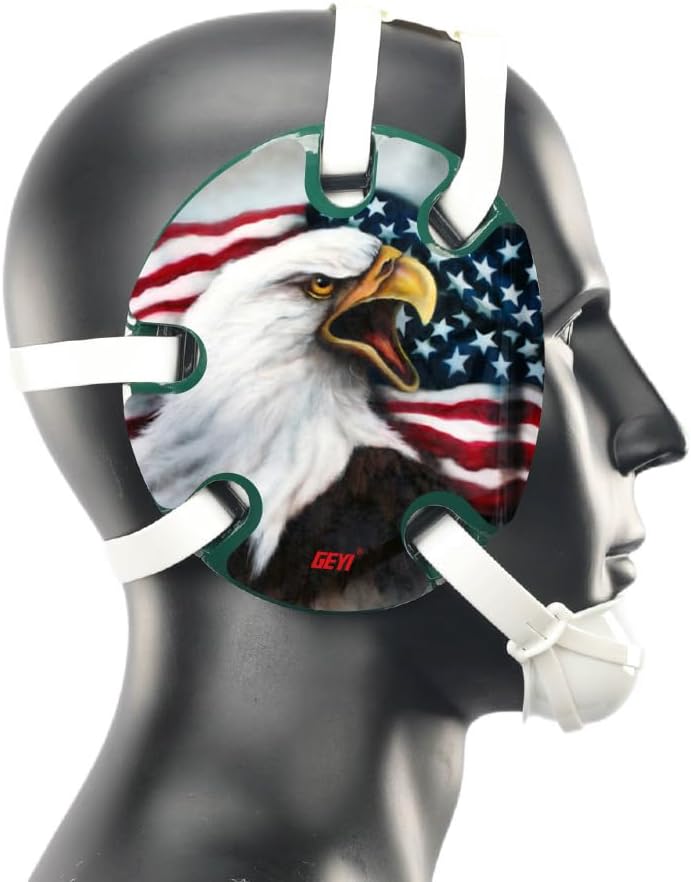 Wrestling Headgear with USA Bald Eagle Wraps(Adult)