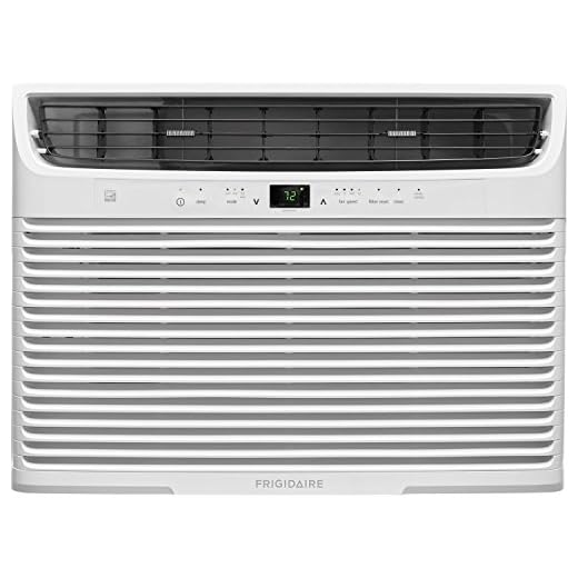 Frigidaire 18,000 Btu 230V Window-Mounted Median with Temperature Sensing Remote Control Air Conditioner, White