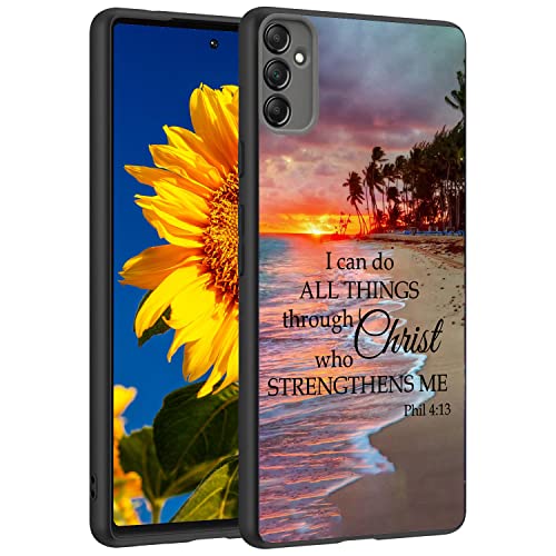 Case for Samsung Galaxy A54 5G, Soft Liquid Silicone Whole Body Scratch Proof Shockproof Fashion Protection Case Suitable for Samsung A54 5G, Sunset Beach - image 1