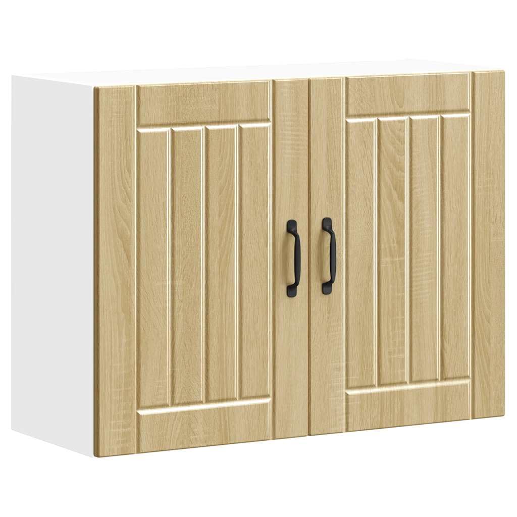 vidaXL Pensile da Cucina Lucca Rovere Sonoma Legno Multistrato
