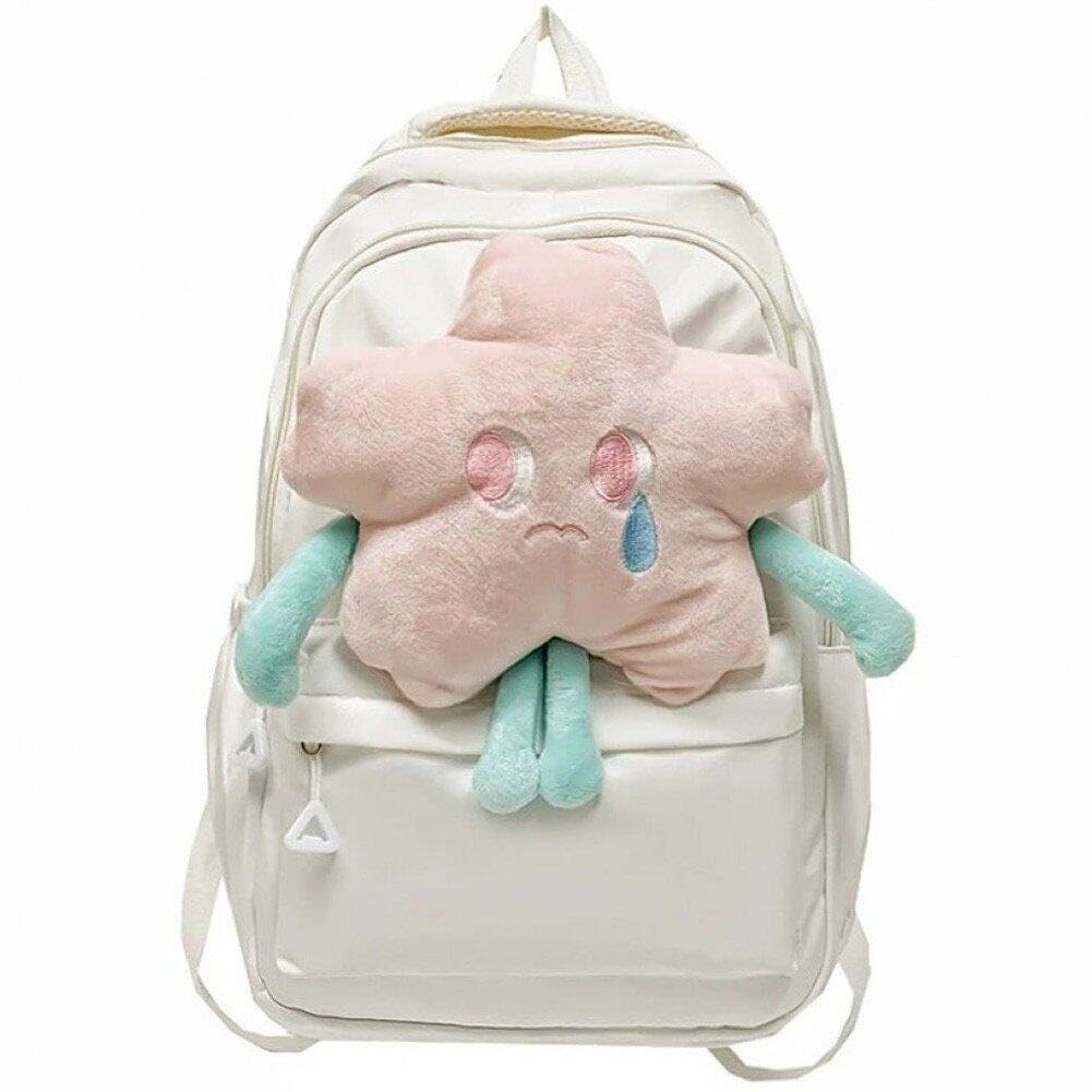 Sac à dos de voyage décontracté grande capacité style étudiant et scolaire pour filles et femmes