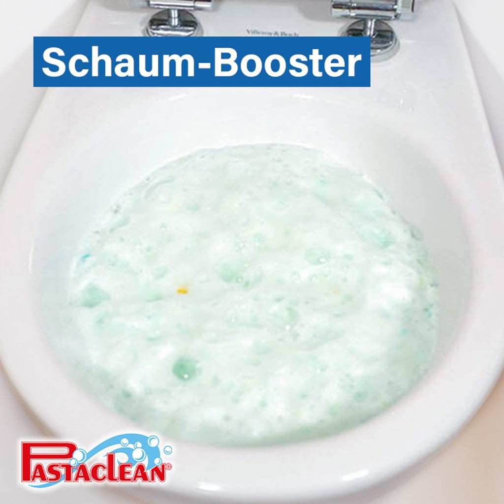 Pastaclean WC Pulver XXL 3 kg – Extra starker WC-Reiniger & Urinsteinentferner mit Pinienöl – Keramikaufheller & Bleaching-Effekt – Kalkreiniger & WC-Schaum gegen Urinstein, Kalk & Ablagerungen