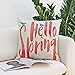JOJUSIS Spring Theme Flower Bicycle Throw Pillow Covers Home Decor Decorative Cushion Cases 18 x 18 inch Set of 4