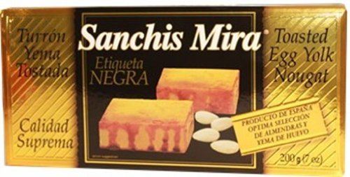 Sanchis Mira Turron de Yema Tostada Just arrived from Spain 200 grs. (7oz.)