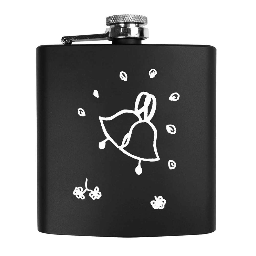 Azeeda 6oz (170ml) 'Wedding Bells' Pocket Hip Flask (HP00019565)