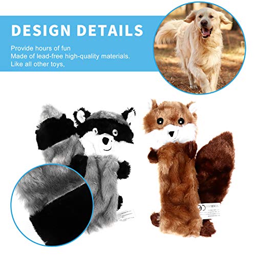 BESPORTBLE 3Pcs Plush Dog Toy Squeaky Brinquedos Do Cão Duráveis Brinquedos de Pelúcia para O Cão