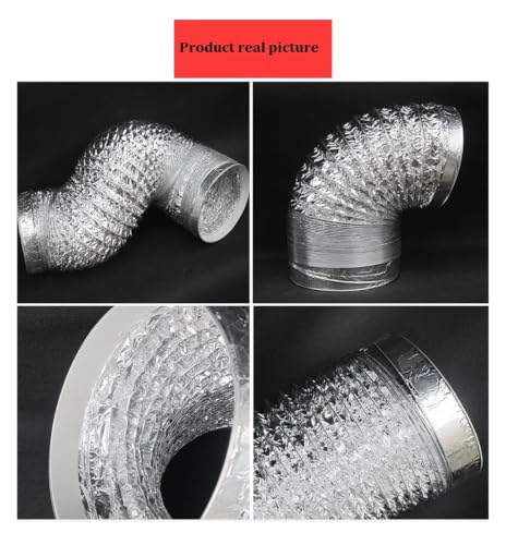 Conducto de ventilación flexible para campana de cocina extractor 5