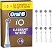 Oral-B iO Original Electric Toothbrush Heads, Radiant White - Pack of 8, Toothbrush Heads with Angled Bristles for Deep Plaque Removal & Polishing Petals for Teeth Whitening, for Oral B iO Series