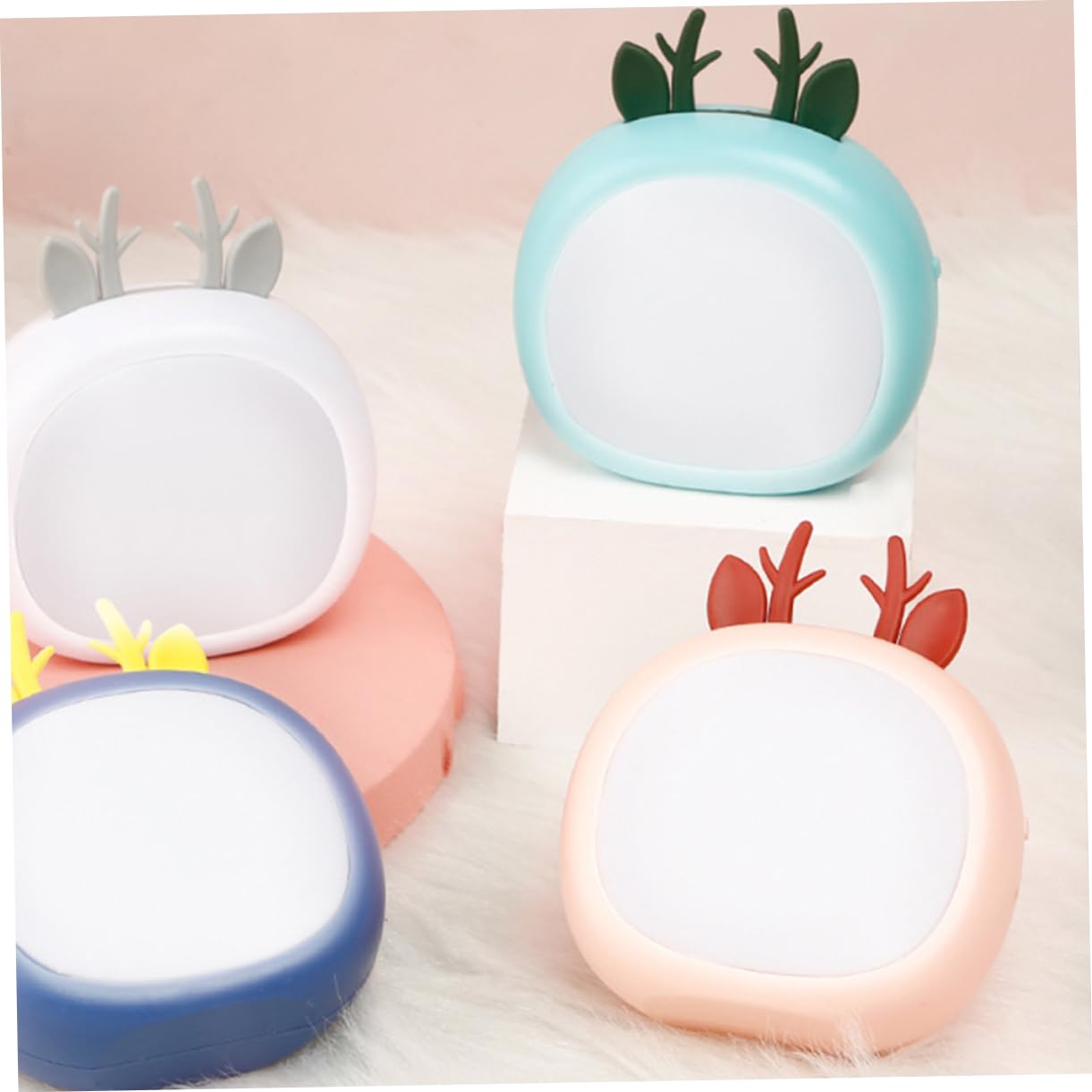 BESPORTBLE 3 Pz caldo giocattolo per bambini lampade scrivania led riscaldamento portatile scaldamani ricaricabile USB scaldamani portatile USB scaldamani ricaricabili luce scaldamani rosa