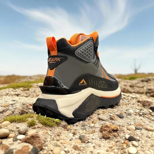 Image of Boots The Shoe Store Men Waterproof Outdoor Trekking Boots Anti-Slip Durable High-Performance Hiking Shoes for Men | Lightweight Adventure