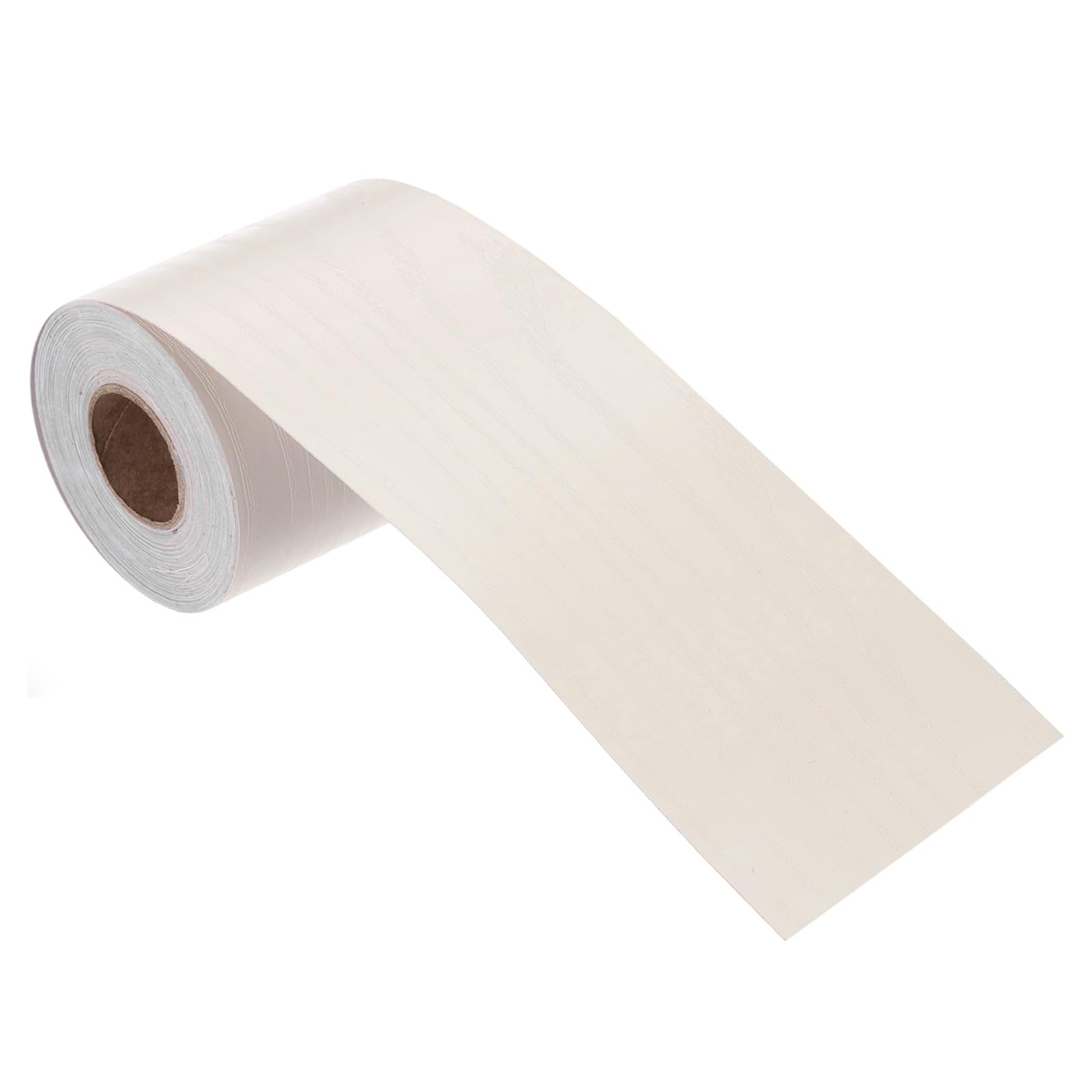 sourcing map Wood Grain Repair Tape, 2 Inch x 33 Feet Self Adhesive Wood Grain Tape Multi-Purpose Wallpaper Border Trim for Furniture Floors Windows Doors Tables Home, White