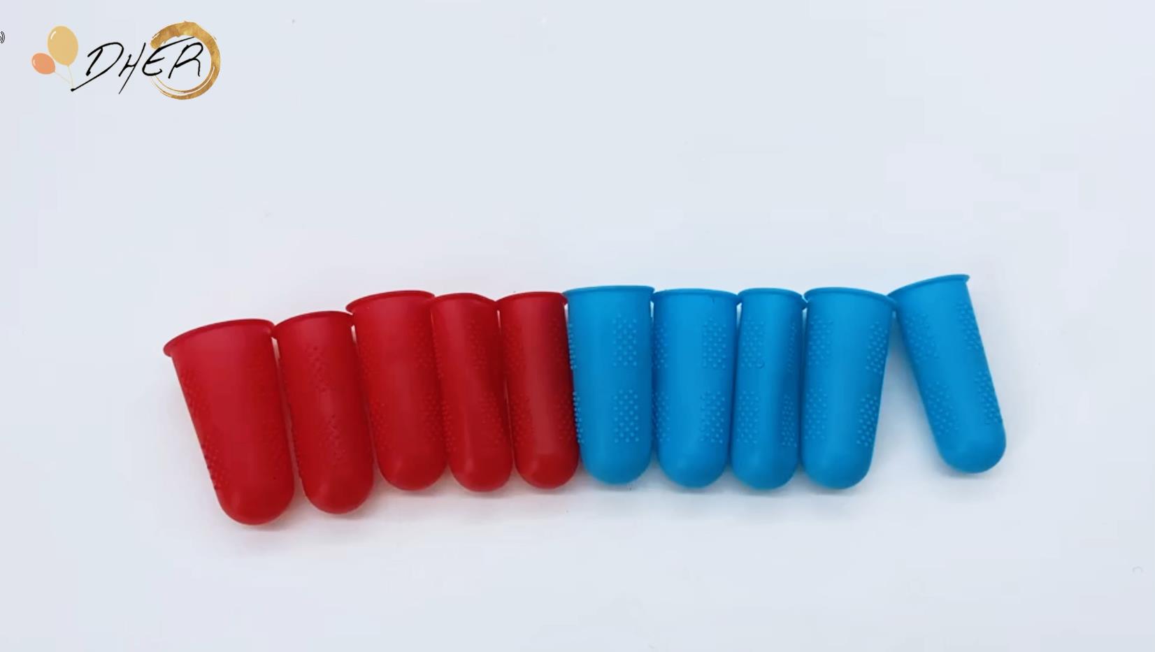 Lot De 100 Protège-doigts En Latex - Antistatique, Imperméable - Pour Bricolage, Manucure, Jardinage, Réparation