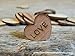 Wooden Heart Confetti ~ Love ~ Wood Hearts, Wood Confetti Engraved Love Hearts- Rustic Wedding Decor (100 count)