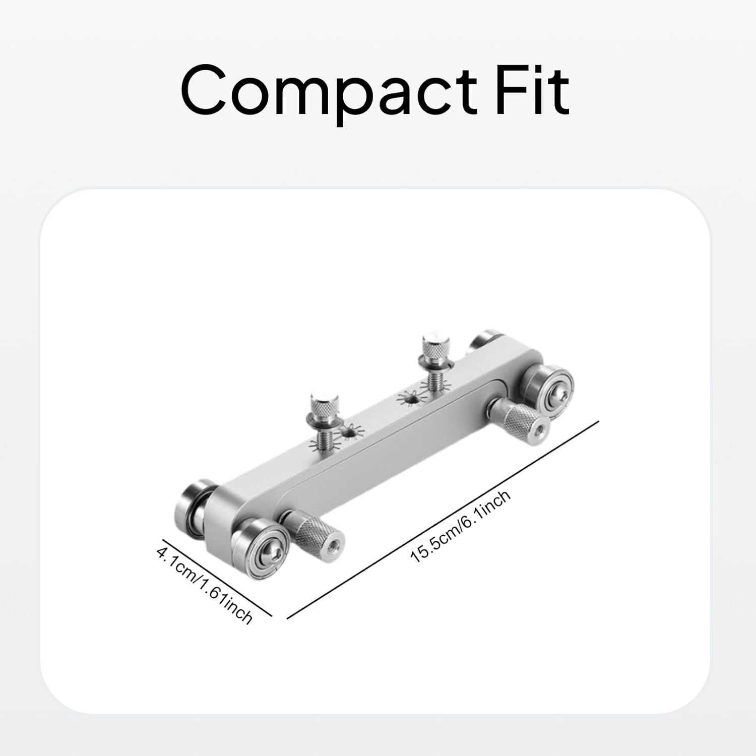 DYNWAVE Guitar Nut & Bridge Sander Maintenance Tool Polishing Bridge Acoustic Electric Guitar Bass Precision Instruments, Silver
