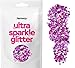 Hemway Rose Pink Holographic Mix Glitter Chunky Multi Purpose Dust Powder Arts & Crafts Wine Glass Decoration Weddings Flowers Cosmetic Face Eye Body Nails Skin Hair Festival 10g
