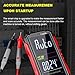 2026 Upgraded Smart USB Rechargeable Digital Multimeter, FS899L Multimeter, Auto Digital Display Tester, Measures Voltage Current Resistance Diodes Continuity Duty-Cycle Capacitance Temperature