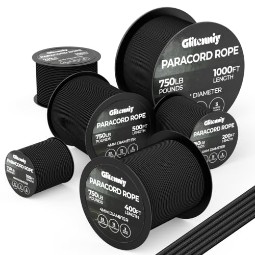 Glitenniy 4mm 12-Strand Paracord