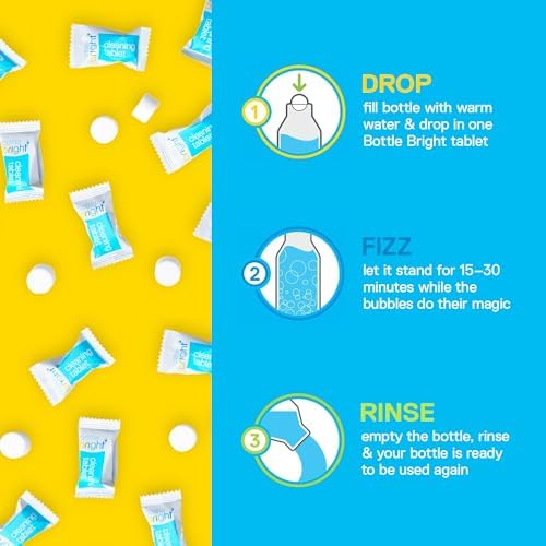 Bottle Bright Water Bottle Cleaning Tablets (12 Count) - 5
