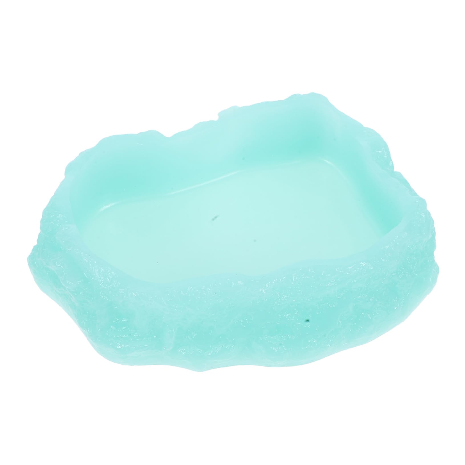 SEWOART Luminous Reusable Reptile Bowl Water Dish for Lizards Geckos and Tortoises Feeding for Terrariums for Your Pet