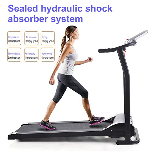 Mini Folding Electric Treadmill Running Training...