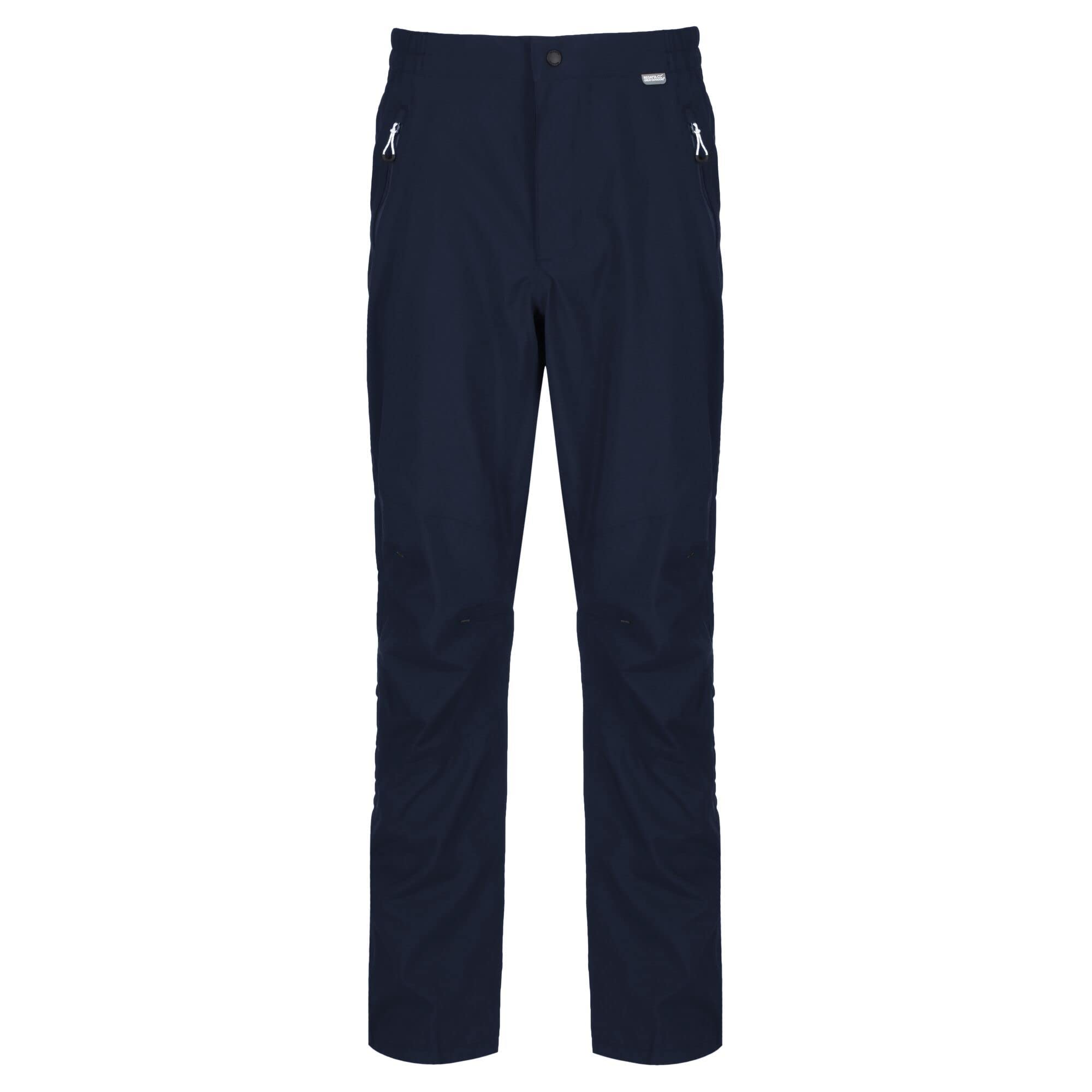 Regatta Mens Highton Stretch Waterproof Overtrousers (Regular) Blue