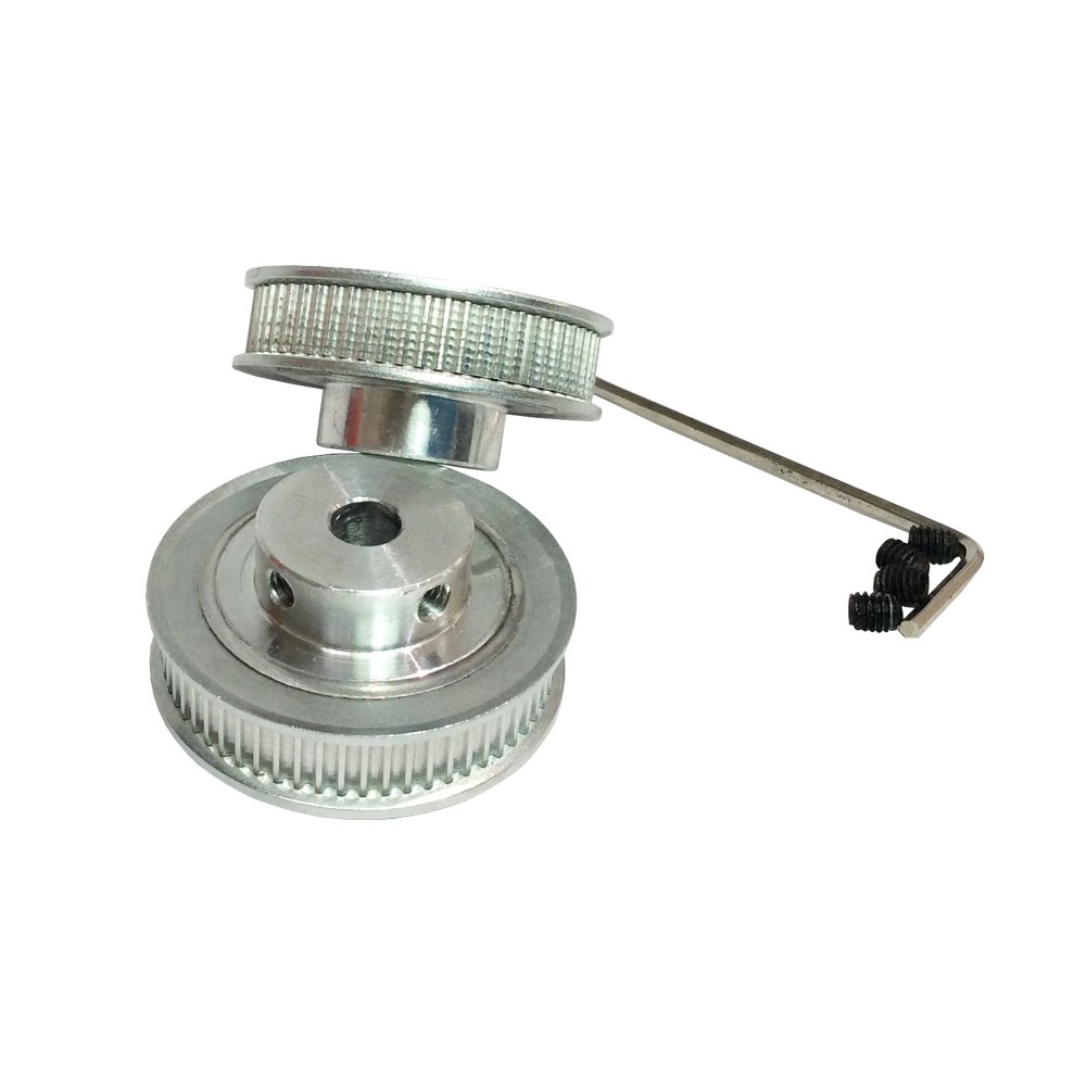 🛒 Crazy Deals BEMONOC Pack of 2pcs 2GT Timing Pulleys 60 Teeth 6.35mm Bore for 3D Printer Parts