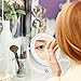 Makeup Mirror, Broadcare Double Sided Lighted Vanity Mirror, 1x/5x Magnifying Mirror with Lights Travel