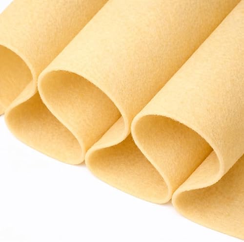 Miniatura 37 de FabricLA Tela de fieltro para manualidades, 18 x 18 pulgadas de ancho y 0.063 in de grosor, color burdeos, utiliza este fieltro suave