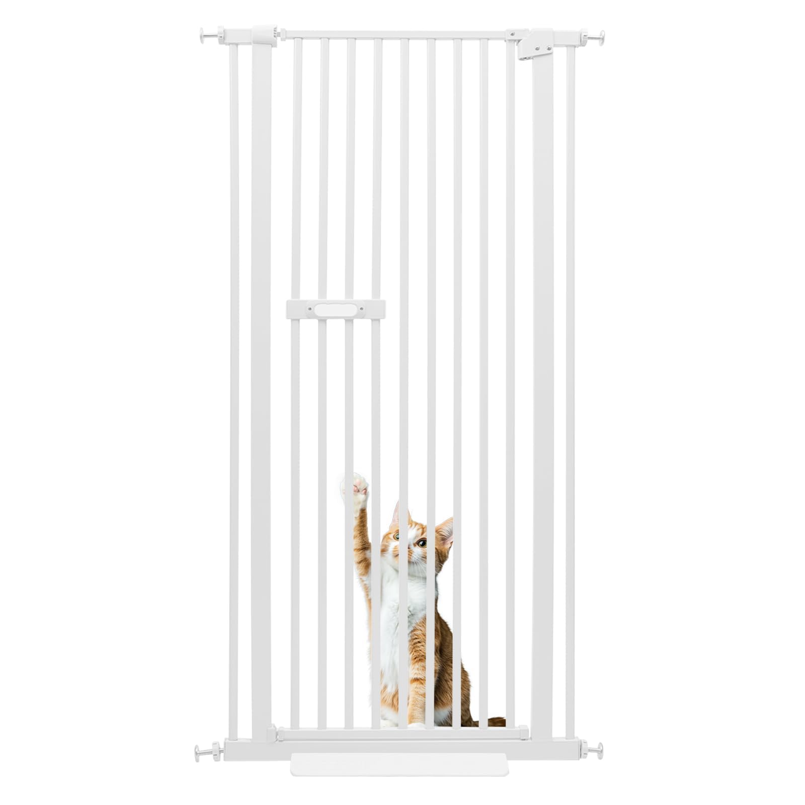 Barrière escalier sans perçage robuste avec fixations par pression stables