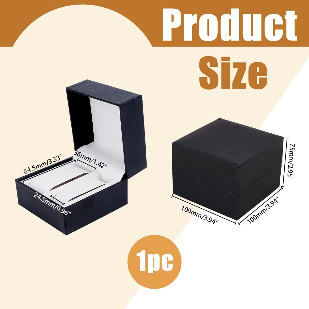 2 Slot Watch Gift Box Watch Travel Case image 2