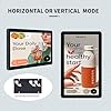 13.3 inch Capacitive Multi-Touch Screen Industrial Monitor, 16:9 Display 1920 x 1080P, Built-in Speakers, VGA & HD-MI Monitor for PC, POS, Small Business, Restaurant