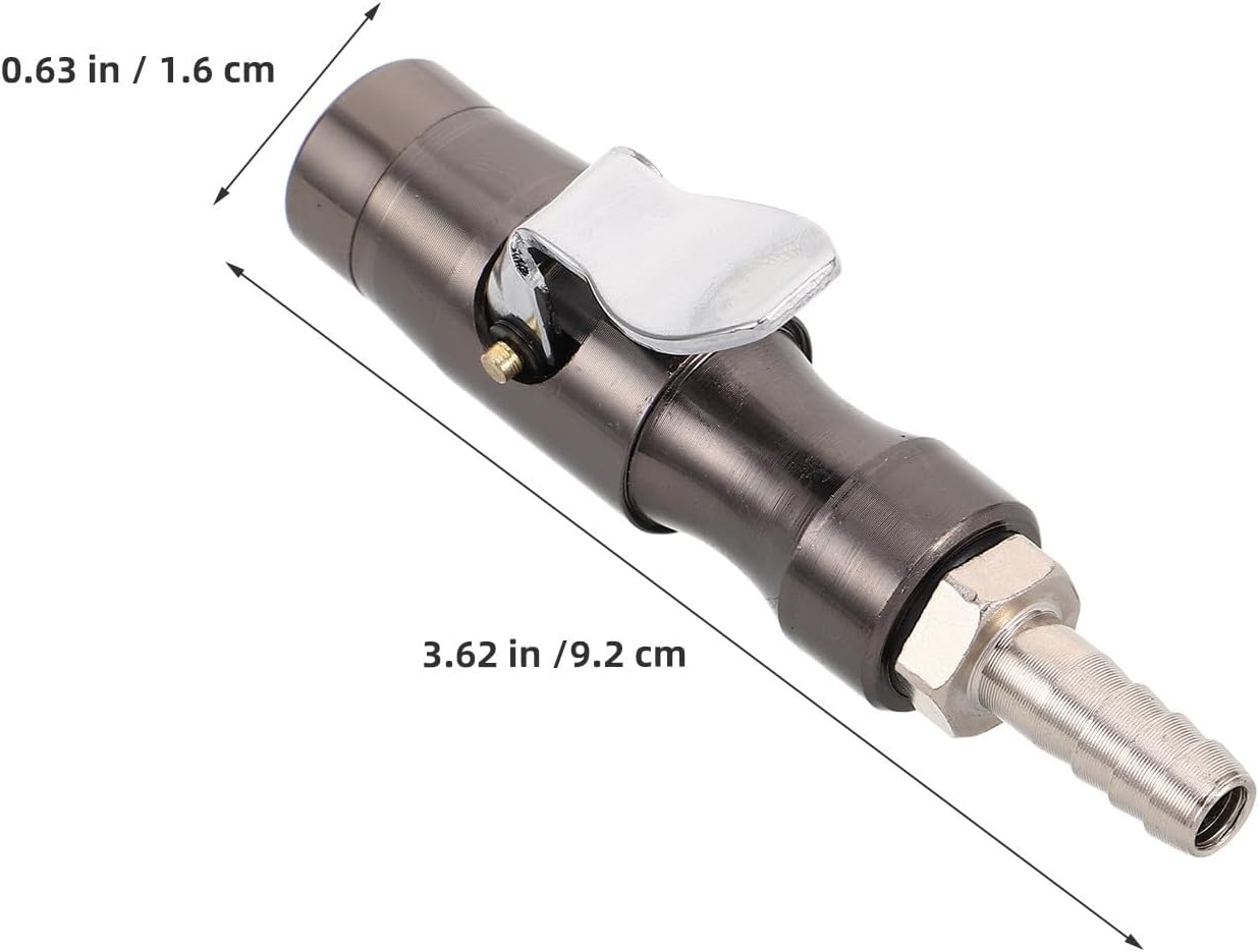 5 Sets Auto Tire Inflator Connector Self-Locking Iron Air Chuck