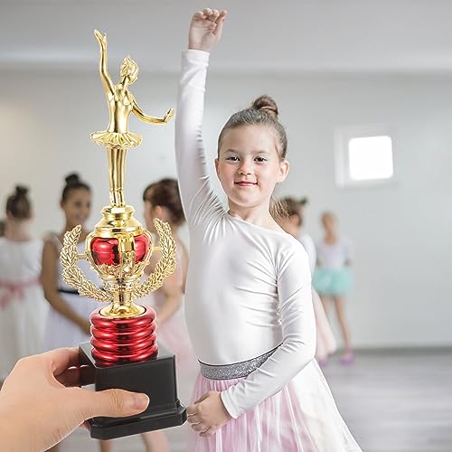 FAVOMOTO Troféu De Dança Balé Troféu Feminino Troféu De Prêmio De Balé Para Meninas Copo Para Tornei